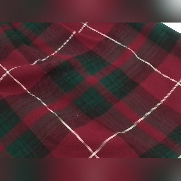 VINTAGE Womens KAREN SCOTT High Waisted Pleated PLAID Culotte Shorts Size 8 - Picture 2 of 7